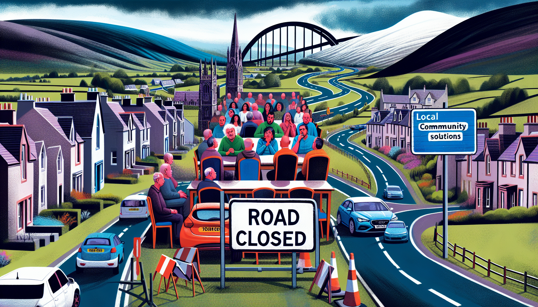 Navigating the A75 Road Closure: Community Frustrations and Solutions in Dumfries and Galloway