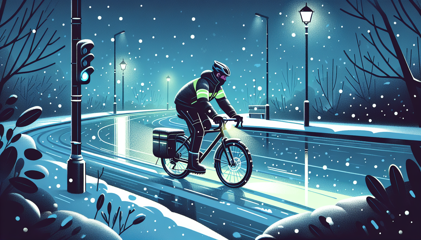 Cycling Safely in Winter: Essential Tips for Dark and Wet Rides