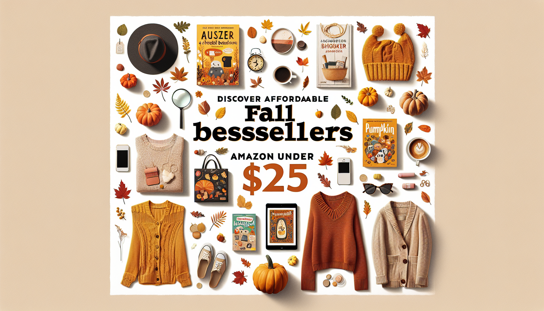 Discover Affordable Fall Bestsellers on Amazon Under $25