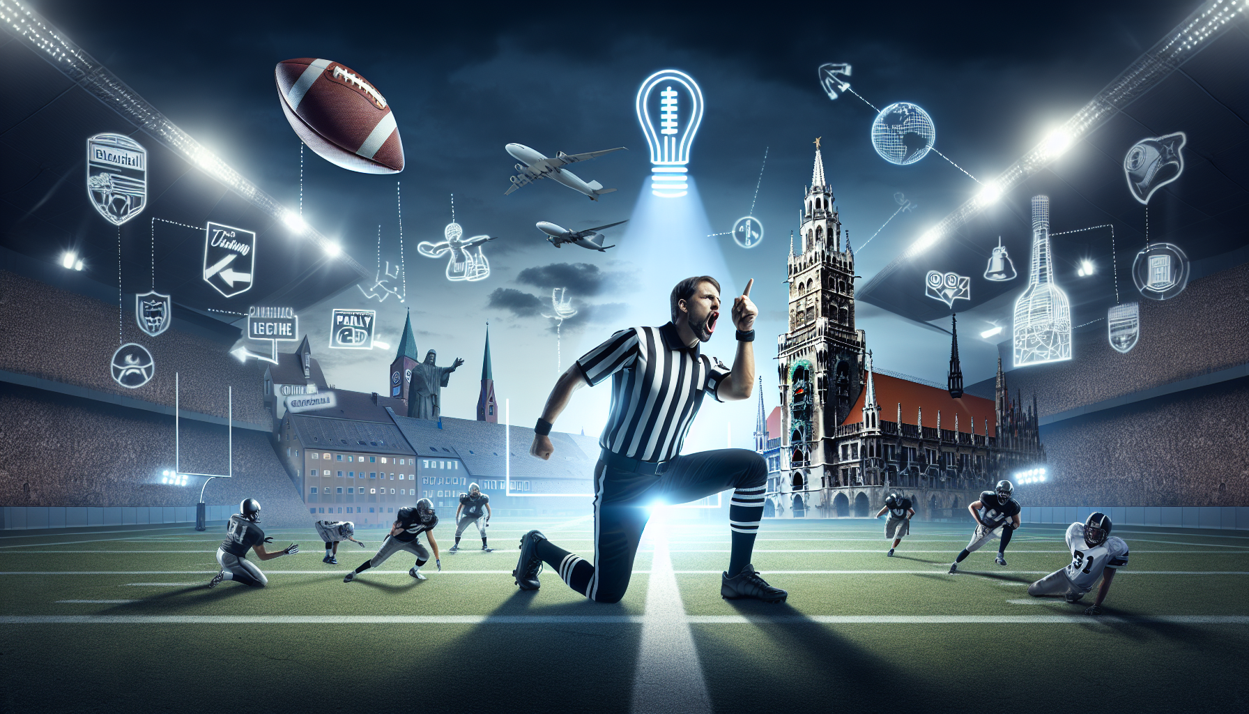 Title: Shawn Hochuli’s German Penalty Call: A Touchdown for NFL’s Global Engagement in Munich